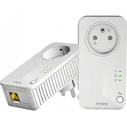 Adapteris Strong Powerl600Duofr Powerline 600 Mbit/S vadu Lan tīkls White 2 gab.  9120072375200