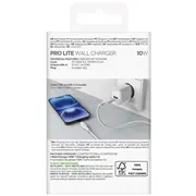 Adapteris Puro  Prolite 10W Usb-A wall charger - Usb-C cable 1.2M white 8018417498633