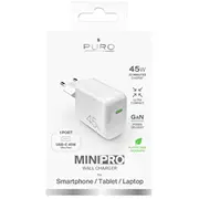 Adapteris Puro Elektrik  Super Mini 45W Pd Gan Usb-C Wall Charger - White 8018417488030