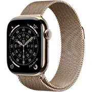 Apple Watch S11 Titan Gold Cellular 42Mm Milanaise Armband gold  Mf8Y4Zr/A 195950629484