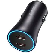 Baseus Pro Golden Contactor Auto Lādētājs 2X Usb-C / 40W  Cgjp000013 6932172608026