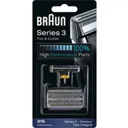 Braun Ersatzscherkopf Kombipack 31S Silber  4210201072829