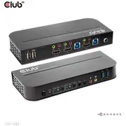 Club3D Kvm Switch 4K60Hz 2X Hdmi  Hdmi/2Xusb/Audio retail Csv-1382 8719214472245 84718000