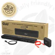 Club3D Usb-C 12In1-Dock Dp1.4/2Xhdmi/2Xusb-C/ 8K30Hz Pd100W retail  Csv-2541 8719214473525 84718000