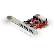 Conceptronic Pcie1X karte 3Xusb-A ārējie/1xUSB-A iekšējais 5Gbps  C4Usb3Exi 8714909023917 84718000