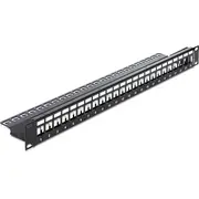 Delock Patchpanel 1He 24 Keystone Ports 19,2 x 14,9Mm  43277 4043619432776 85369010