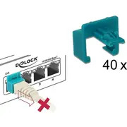 Delock Rj45 Secure Clip Set 40 Stück  86446 4043619864461 85366990