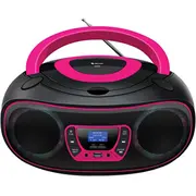 Denver Tdb-212 Dab Boombox Fm/Bt/Usb/Cd/Aux pink  Tdb-212P 5706751079993 161931