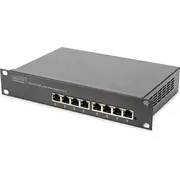 Digitus Switch 10 8-Port  Gigabit Unmanaged Black Dn-80114 4016032441007 85176200