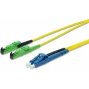 Digitus Lwl Patchkabel Duplex, E2000 8 Apc  Lc Upc Stecker, Singlemode Os2 Gelb, 3 Meter Al-9E2000Lc-03I 4016032204787