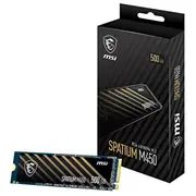 Ssd disks Msi Spatium M450 500Gb M.2 2280 Pci-E x4 Gen4 Nvme S78-440K380-P83  4711377341547