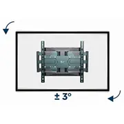 Gembird Full-Motion Sienas Stiprinājums televizoram 600X400 / 50Kg  Wm-80St-01 8716309127332 Tvagemuch0037