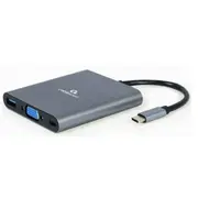 Gembird Usb Type-C Multi-Port Dokstacija  Karšu lasitājs A-Cm-Combo6-01 8716309121453