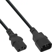 Barošanas kabelis Inline 35Er Bulk-Pack  pagarinātājs dzesēšanas ierīcēm, C13 uz C14, 2M B-16632A 4043718253265