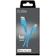 Kabelis Sbs  Tecableusbip589A Usb-A - Lightning Cable Blue 8018417327452