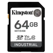 Karta Kingston Industrial Sdhc 64 Gb Uhs-I/U3 A1 V30 Sdit/64Gb  0740617335453