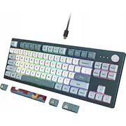 Klaviatūra Montech Mkey Tkl Freedom Spēļu klaviatūra - Gaterong Pro 2.0 Brown Us  Mk87Fb 4710562745634
