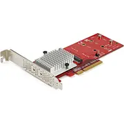Kontrolieris Startech Pcie 3.0 x8 - 2X M.2 M-Key Pex8M2E2  S55058800 0065030886390