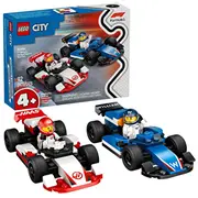 Lego City 60464 F1 Williams Racing un Haas Sacīkšu automašīnas Konstruktors  5702017812632