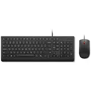 Lenovo Essential Wired Combo Black Us Euro keyboard Mouse included Universal Usb  4X31R64439 195892115328 Perlevklm0022