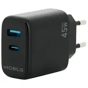 Mobilais sienas lādētājs 45W - 1 Usb A  C Gan 001363 3700992530413 85299030
