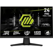 Monitor Msi Mag 244F - Led-Monitor Gaming 61 cm 24 23.8 sichtbar 1920 x 1080 Full Hd 1080P  200 Hz Fast Ips 300 cd/m2 10001 0.5 ms Hdmi, Displayport 9S6-3Bc41H-013 4711377330701