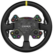 Moza Rs V2 Lenkrad, Rund - Leder 33 cm  Gajo-410 6973137270216 Rs25