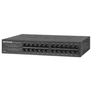 Netgear Gs324 24 Port Switch Gigabit Ethernet Lan Plug-And-Play Netzwerk, lüfterlos, 19 Zoll Rack-Montage, Robustes Metallgehäuse, Black  Gs324-200Eus 0606449152012