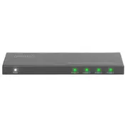 Rozdzielacz Splitter Ultra Slim Hdmi 1X4 4K 60Hz 3D Hdr Hdcp 2.2 18 Gbps Micro Usb  Ds-45323 4016032465065 Avasss000000021