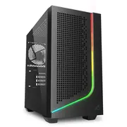Sharkoon J1000  Argb Black, Tempered Glass 4044951044191