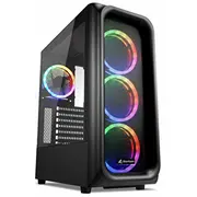 Sharkoon Tk5M Rgb Black, Gehärtetes Glas  4044951036479