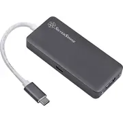 Silverstone Sst-Ep14C - Usb 3.1 Typ-C Gen1 auf Hdmi, 3X Gen 1 Type-A, 1X Type-C Pd 2.0 charging  Zuad-1325 4710007226612