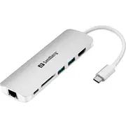 Stacja/Replikator Sandberg Dock Usb-C 136-18  5705730136184