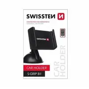 Swissten S-Grip B1 Premium Universāls Turētājs logam ar 360 Rotāciju Ierīcēm Ar 3.5- 6.0  Sw-Ch-B1-B 8595217444003