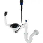 Syfon Deante Space Saver sifons granīta vienkameru izlietnēm  Zxy N972 5907650873426