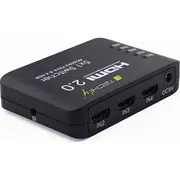 Techly 108637 5-Portu Hdmi 2.0 pārslēdzējs 5X1 4K60Hz Hdr ar Ir tālvadību  8051128108637