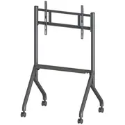 Techly Regulējams mobilais statīvs Tv 55-86 līdz 80Kg ar Av plauktu  367744 8059018367744