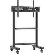 Techly Mobilais televizora statīvs 60-86 collas 68Kg ar Av plauktu Ica-Tr533Bk  Tly620904 8058956620904