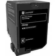 Toner Lexmark 74C20K0 Black Oriģināls  0734646601368
