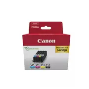 Tintes komplekts Canon Ink Multipack Cli-551 Blister iepakojums ar drošības joslu  6509B016 8714574679242
