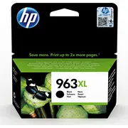 Hp oriģinālais tintes kasetne 3Ja30Ae301, 963Xl, Black, blisteris, 2000 lappuses, 48Ml, augstas ietilpības, Officejet Pro 9012, 9014, 9015, 9016  3Ja30Ae301 0192545866644
