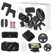 Komplekts 14In1 Piederumi Turētāji Maks Lādētājs Statīvs Nintendo Switch 2 / Jys-Ns2293  Sb10202 5904647828919