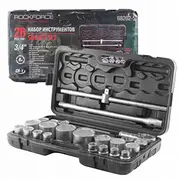 Komplekts ar 26 instrumentiem 3/4 1 Sešstūra  Rf-68262-5 5905101381735