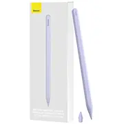 Baseus Planšetdatora rīks aktīvs skārienpildspalva gludai rakstīšanai 2 bezvadu uzlāde ar Led indikatoru  aktīva maināma uzgalis iPad, Purple Sxbc060105 6932172624569
