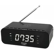 Adler Ad 1192B radio modinātājs Black  5903887808408 Oavadlbud0004