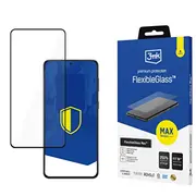 Aizsargstikls 3Mk - Samsung Galaxy S21 Fe 5G Flexibleglass Max  Black255 5903108497688