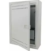Alantec sienas skapītis, telekomunikāciju, Ftth 350X250X90, virsmas montāžas, ar perforētām durvīm, 1 x elektrības kontaktligzda, 14 keystone kontaktligzdas -  Foom-I-350-N