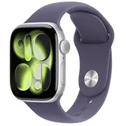 Apple Watch S11 Aluminium 42Mm Silber Sportband nebelViolet M/L  Meu74Zr/A 195950631685