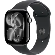 Apple Watch Series 11 Cellular 46Mm Jet Black /Black Sport Band - M/L  Mfc44Et/A 195950475999