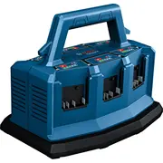 Bosch Powertools Expert Ladegerät Gal 18V6-80 Professional Blau, 6 Steckplätze, Ampshare Alliance  1600A01U9L 4059952519135